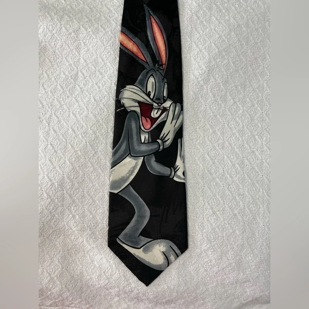Bugs Bunny Neck Tie Vintage 90s Looney Tunes Men’s Neck Tie